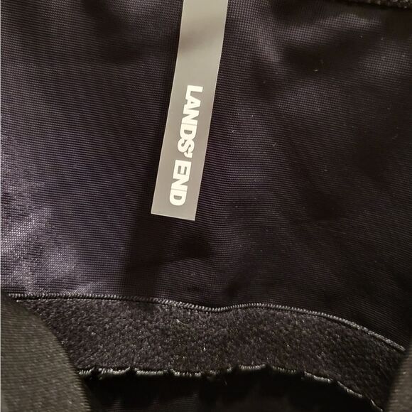 Lands end square neck underwire Tankini Swimsuit Top 18 Black - Picture 5 of 7